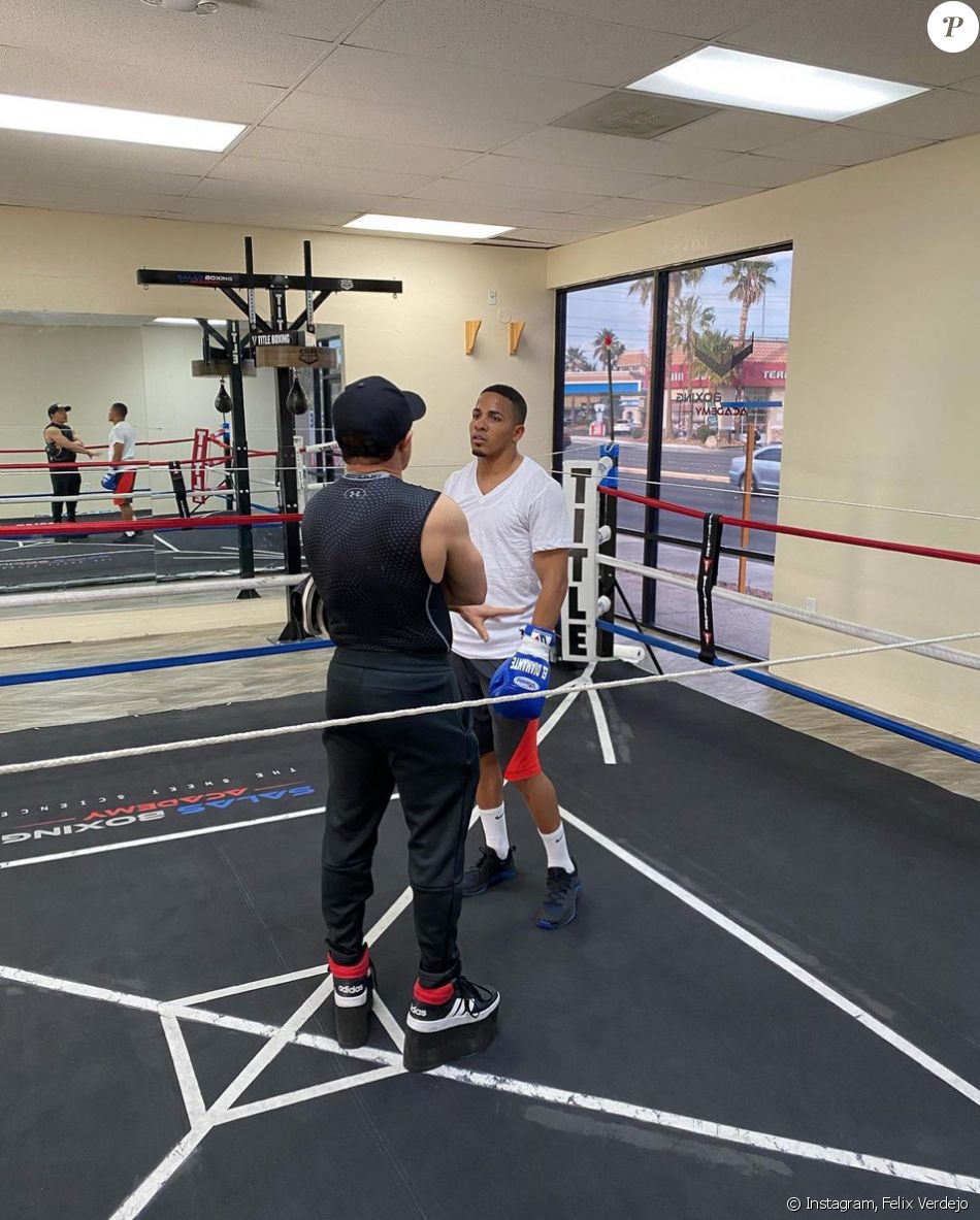 Le boxeur porto-ricain Felix Verdejo. Mars 2020.