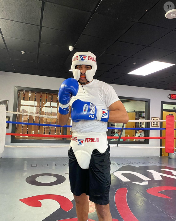 Le boxeur porto-ricain Felix Verdejo. Décembre 2019.