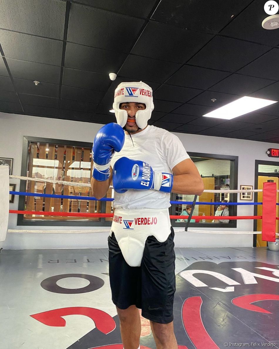 Le boxeur porto-ricain Felix Verdejo. Décembre 2019.