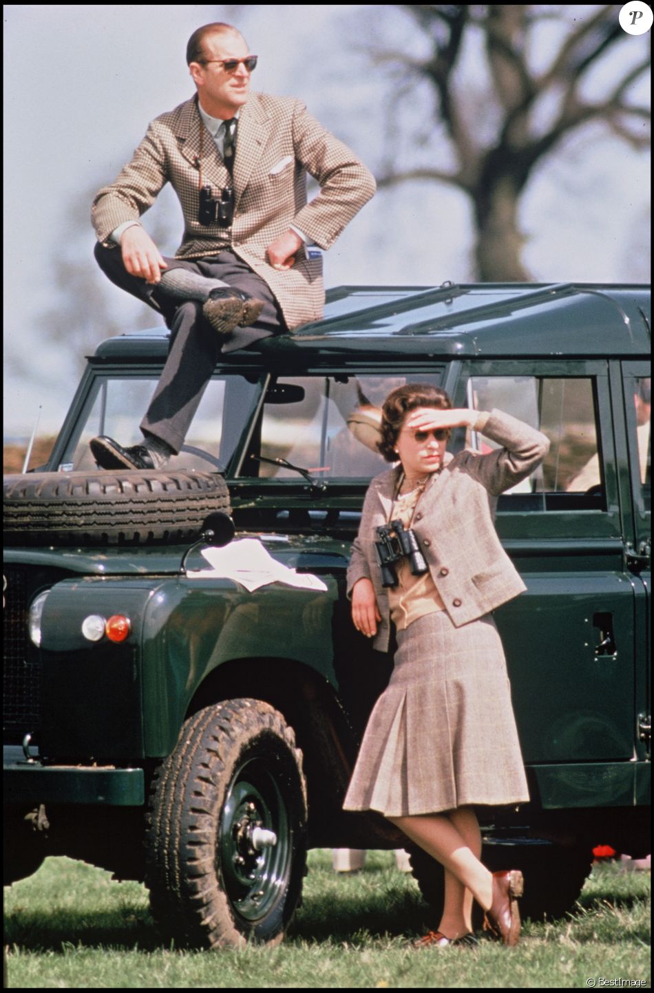Le prince Philip et la reine Elizabeth en 1968.