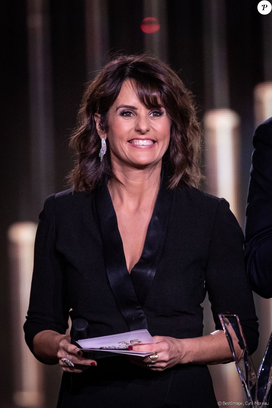 Faustine Bollaert - 35ème cérémonie des Victoires de la musique à la Seine musicale de Boulogne-Billancourt, le 14 février 2020. © Cyril Moreau/Bestimage