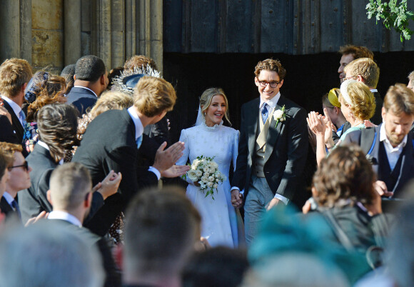 Mariage de Ellie Goulding et Caspar Jopling en la cathédrale d'York, le 31 août 2019