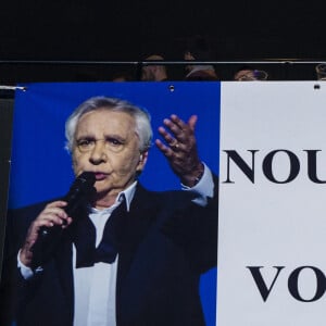 Exclusif - Ultime concert de Michel Sardou pour la dernière date de son spectacle "La dernière danse" à la Seine Musicale. Le 12 avril 2018. © Pierre Perusseau/Bestimage