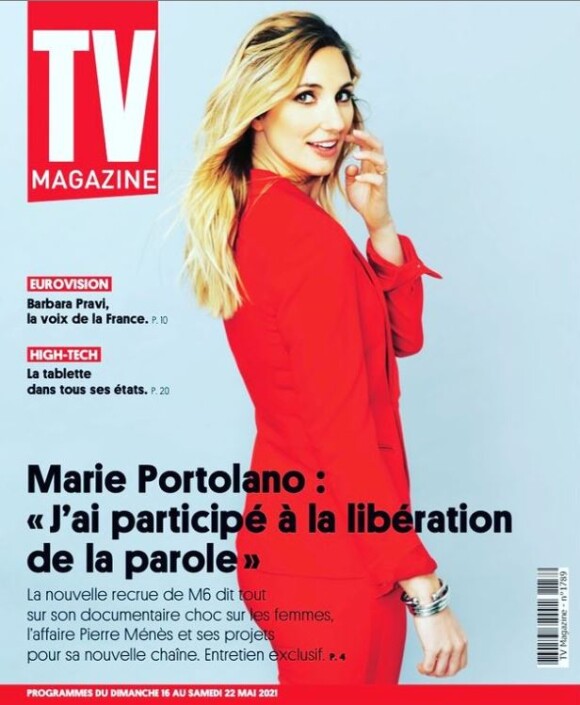 Marie Portolano en couv de "TV Magazine"