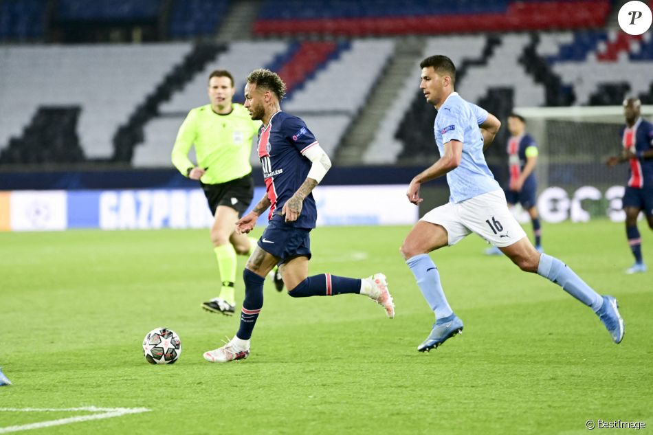 Neymar Jr lors du match PSG - Manchester City en demi-finale aller de la Ligue des Champions, le 28 avril 2021 à Paris. © Anthony Bibard / Panoramic / Bestimage