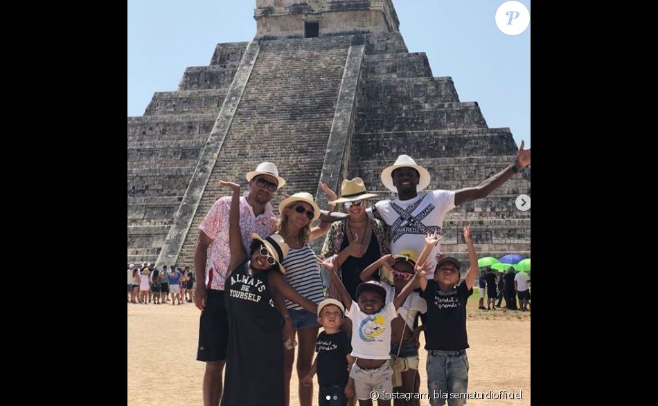 Blaise Matuidi en vacances au Mexique avec ses proches. Instagram, le 24 juillet 2018.