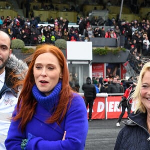 Audrey Fleurot, Marina Carrère d'Encausse - 98e édition du Grand Prix d'Amérique à l'hippodrome de Vincennes le 27 janvier 2019. © Lionel Urman/Bestimage