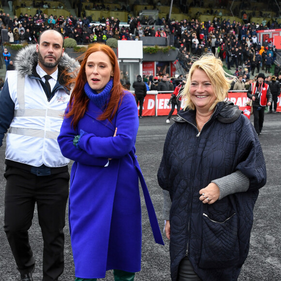 Audrey Fleurot, Marina Carrère d'Encausse - 98e édition du Grand Prix d'Amérique à l'hippodrome de Vincennes le 27 janvier 2019. © Lionel Urman/Bestimage