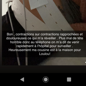 Julia Paredes annonce qu'elle a été hospitalisée en urgence, dans la nuit du 14 mai 2021