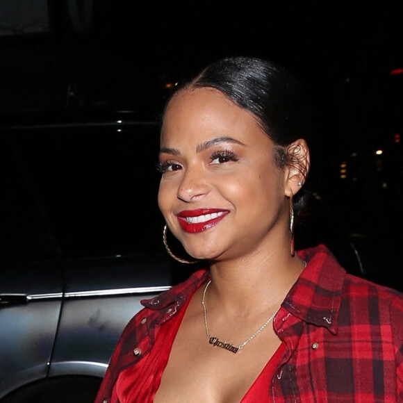 Christina Milian (3 semaines après avoir donné naissance à son 3ème enfant,) à la fête d'anniversaire privée du patron de "Pretty Little Thing" au restaurant General Admission à Studio City, Los Angeles, Californie, Etats-Unis, le 13 mai 2021. 