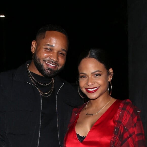 Christina Milian (3 semaines après avoir donné naissance à son 3ème enfant,) à la fête d'anniversaire privée du patron de "Pretty Little Thing" J.Ryan La Cour au restaurant General Admission à Studio City, Los Angeles, Californie, Etats-Unis, le 13 mai 2021. 