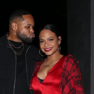 Christina Milian (3 semaines après avoir donné naissance à son 3ème enfant,) à la fête d'anniversaire privée du patron de "Pretty Little Thing" J.Ryan La Cour au restaurant General Admission à Studio City, Los Angeles, Californie, Etats-Unis, le 13 mai 2021. 