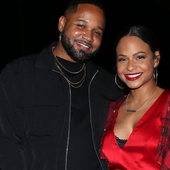 Christina Milian (3 semaines après avoir donné naissance à son 3ème enfant,) à la fête d'anniversaire privée du patron de "Pretty Little Thing" J.Ryan La Cour au restaurant General Admission à Studio City, Los Angeles, Californie, Etats-Unis, le 13 mai 2021. 