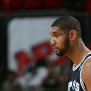 Tony Parker et Tim Duncan sous le maillot des San Antonio Spurs en 2006.