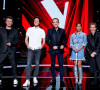 Marc Lavoine, Vianney, Nikos Aliagas, Amel Bent et Florent Pagny sur le plateau de "The Voice 2021