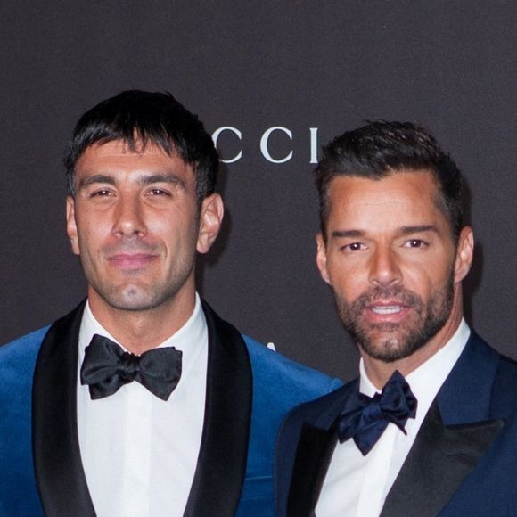 Ricky Martin et son mari Jwan Yosef au photocall de la soirée "2019 LACMA Art + Film Gala" au Los Angeles County Museum of Art. Los Angeles, le 2 novembre 2019.