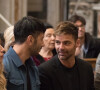 Ricky Martin et son mari Jwan Yosef lors de l'installation artistique "Tensegrity" de J.Yosef dans l'église Santa Maria Montesanto de Rome, Italie, le 6 mai 2019