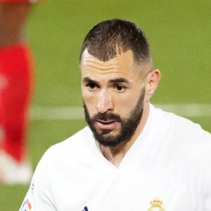 Match de football en Liga : Le Real Madrid est à égalité avec Seville 2-2 au Stade Alfredo-Di-Stéfano le 9 mai 2021. © Acero/Alterphotos/Panoramic / Bestimage .