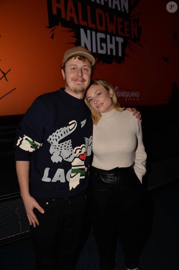 Exclusif - Norman Thavaud et sa compagne Martha Gambet - Norman Thavaud présente son court-métrage en collaboration avec Fanta et Disney à Disneyland Paris le 24 octobre 2019 © Veeren/Bestimage