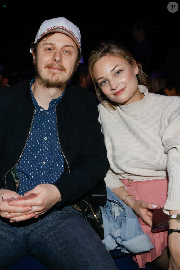 Norman Thavaud et sa compagne Martha Gambet au match de championnat du monde de Iska Kick-Boxing au Dôme de Paris - Palais des Sports à Paris, France, le 13 juin 2019. © Christophe Clovis/Bestimage