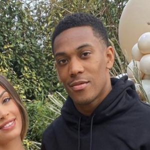 Mélanie Da Cruz, candidate de télé-réalité, et son amoureux le footballeur Anthony Martial.