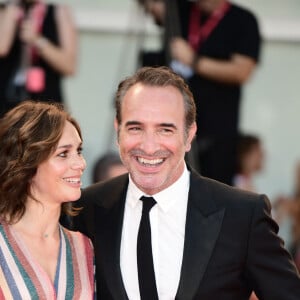 Jean Dujardin et sa femme Nathalie Péchalat - Red carpet pour le film "J'accuse!" lors du 76ème festival du film de venise, la Mostra le 30 Août 2019.