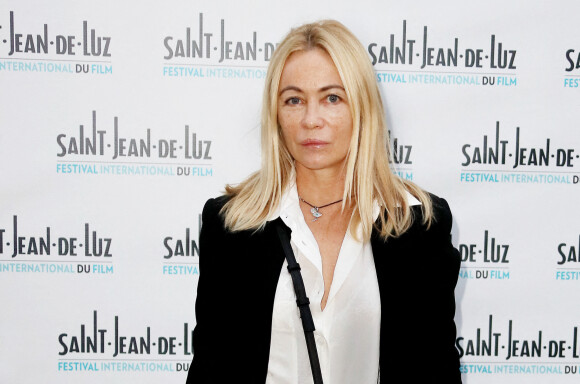 Exclusif - Emmanuelle Béart lors du photocall du film "L'étreinte" au 7ème Festival international du film de Saint-Jean-de-Luz