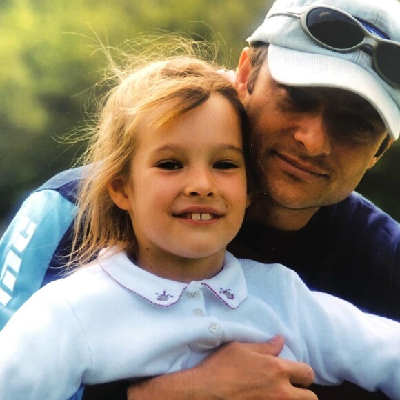 Ilona Smet et son père David Hallyday. Photo publiée sur Instagram le 21 juin 2020.