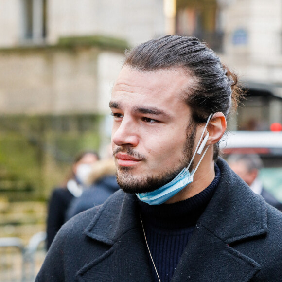 Anthony Colette - Arrivées aux Obsèques du danseur étoile Patrick Dupond en l'église Saint-Roch à Paris, France, le 11 mars 2021.