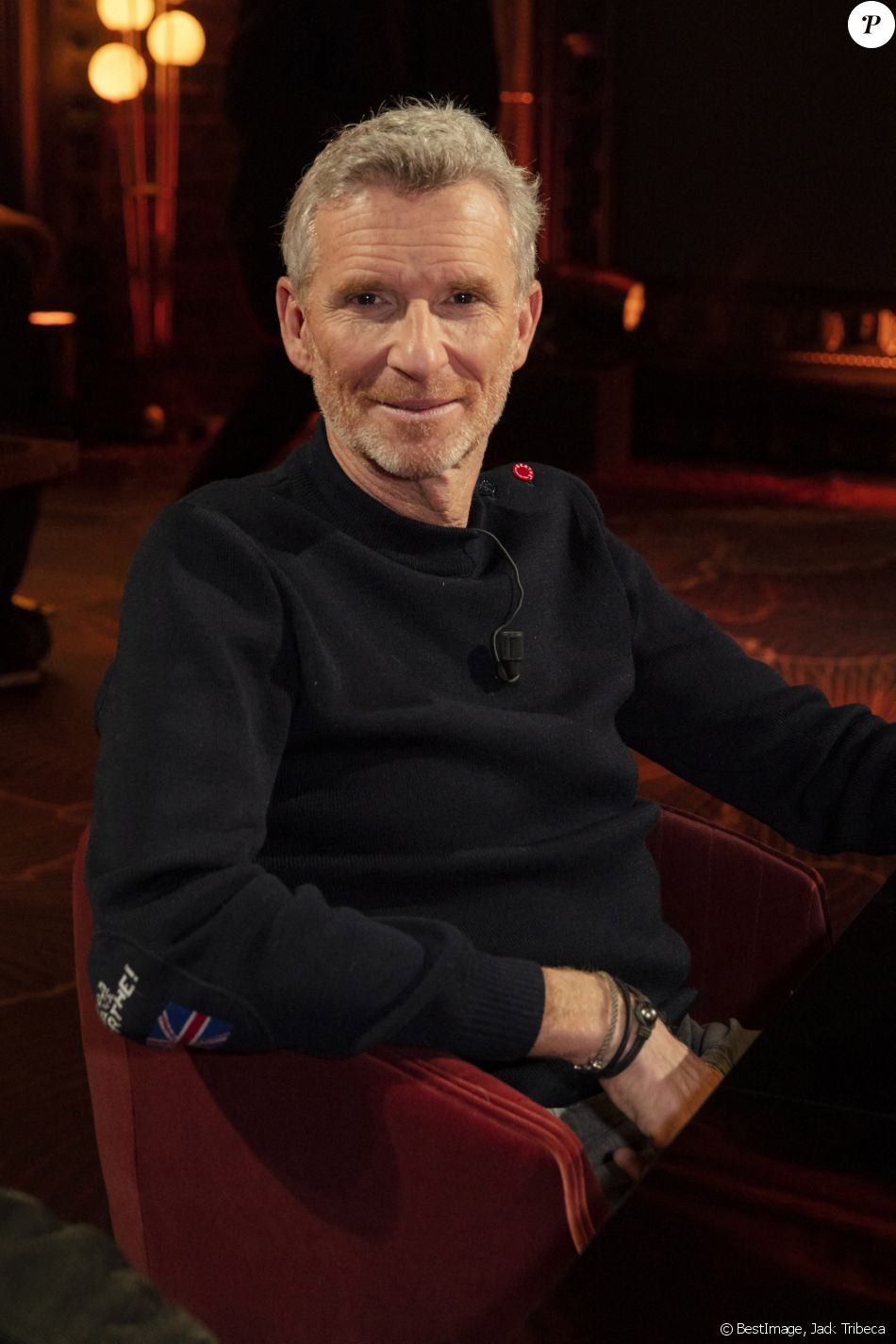 Exclusif - Denis Brogniart (Pour son livre : " Un soldat presque exemplaire " chez Flammarion) - Backstage de l'enregistrement de l'émission "On Est En Direct" (OEED), présentée par L. Ruquier, diffusée sur France 2 le 13 mars 2021. © Jack Tribeca/Bestimage