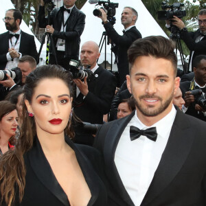 Nabilla Benattia (enceinte) et son mari Thomas Vergara - Montée des marches du film "A Hidden Life" lors du 72ème Festival International du Film de Cannes, le 19 mai 2019. © Denis Guignebourg/Bestimage