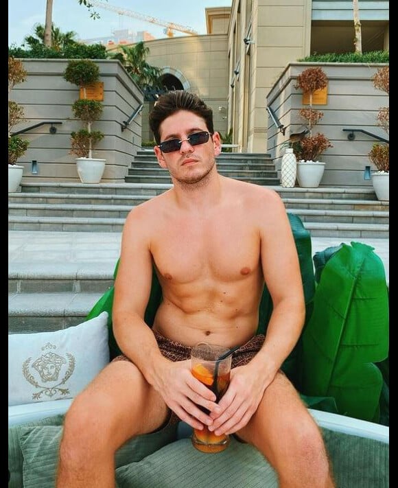 Sébastien Dubois torse nu sur Instagram, le 19 août 2020