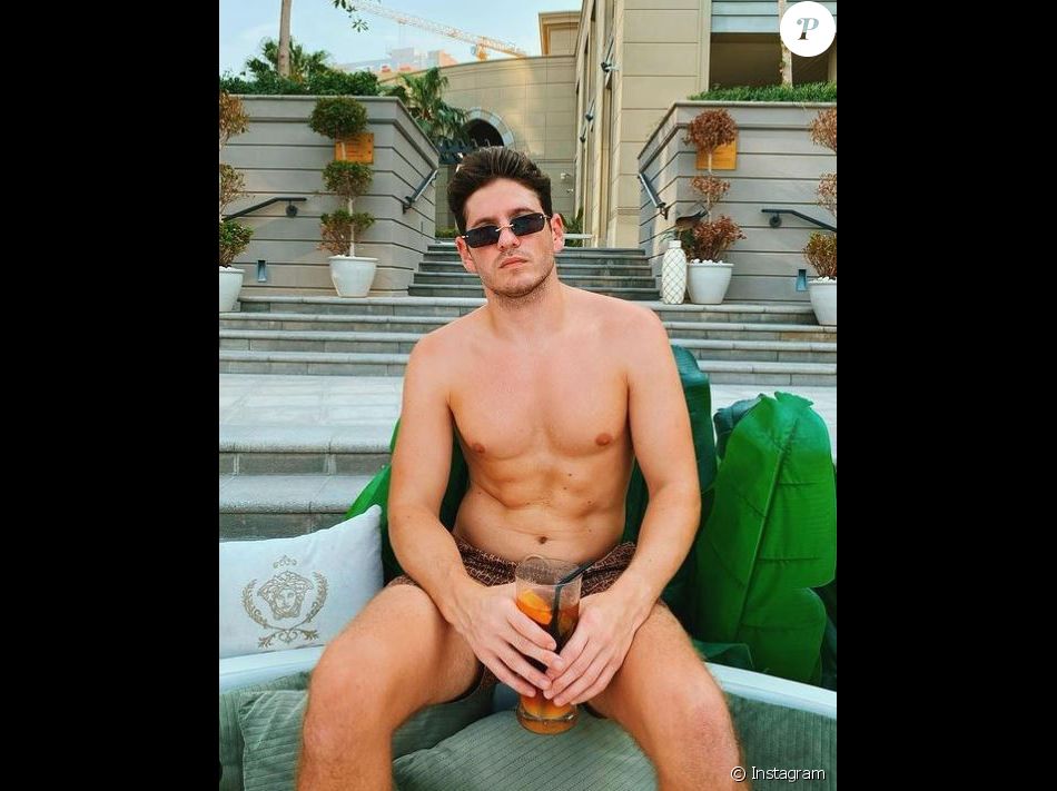 Sébastien Dubois torse nu sur Instagram, le 19 août 2020