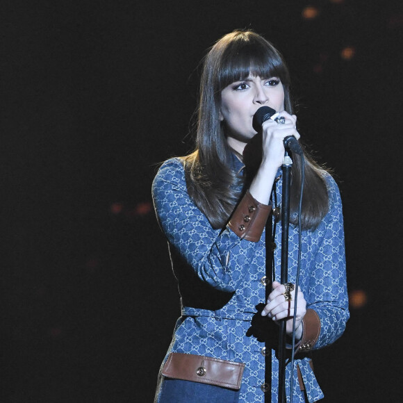 Clara Luciani - 36e édition des Victoires de la Musique à la Seine Musicale à Boulogne-Billancourt. Le 12 février 2021. © Coadic Guirec/Bestimage