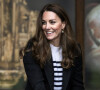 Catherine (Kate) Middleton, duchesse de Cambridge, lors d'une visite à l'Université de St Andrews, Ecosse, Royaume Uni, le 26 mai 2021. 