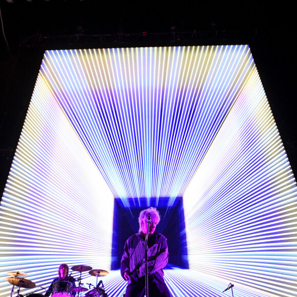 Nicola Sirkis - Le groupe Indochine est sur la scène de l'AccorHotels Arena à Paris pour le Concert Test Ambition Live Again le 29 mai 2021. © Anthony Ghnassia / Pool / Bestimage