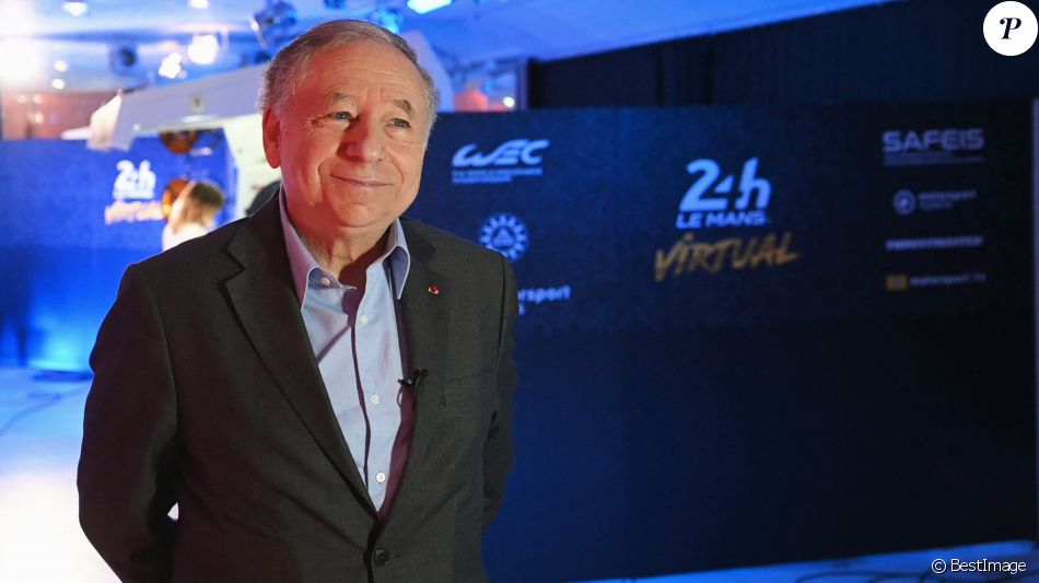 Jean Todt depuis le studio Gabriel à Paris, le 13 juin 2020. © Xynamic Automotive Photography / Bestimage
