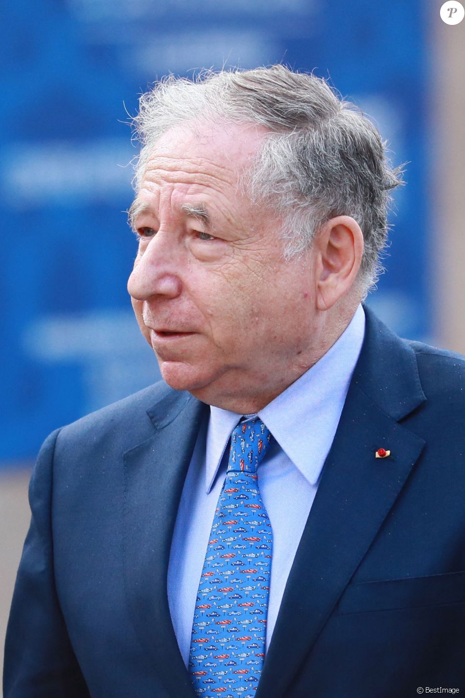 Jean Todt, Président de la Fédération internationale de l'automobile, guest - Obsèques du jeune pilote Anthoine Hubert en la cathédrale de Chartres le 10 septembre 2019.