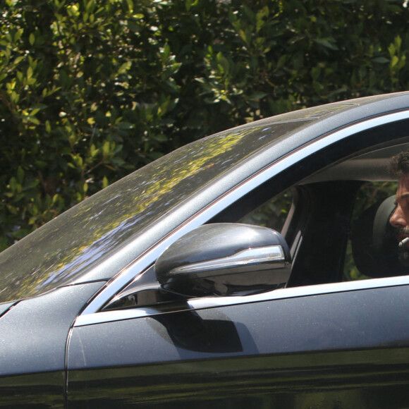 Ben Affleck quitte le domicile de Jennifer Lopez. Los Angeles, le 4 juin 2021.