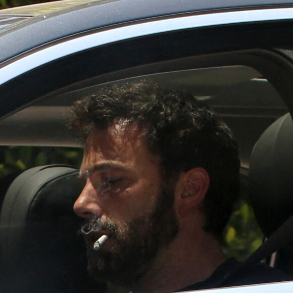 Ben Affleck quitte le domicile de Jennifer Lopez. Los Angeles, le 4 juin 2021.