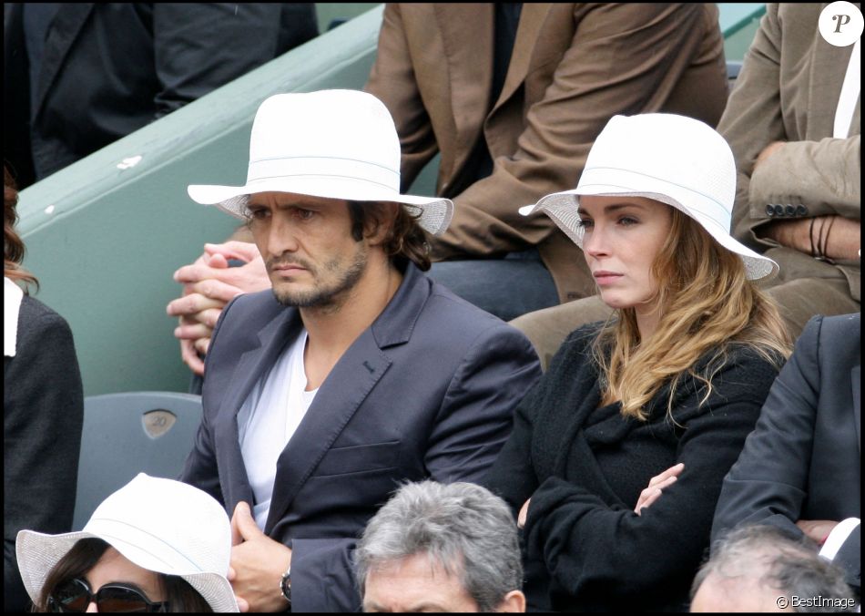 Claire Keim et Bixente Lizarazu Leur fille Uhaina (12 ans) face à des