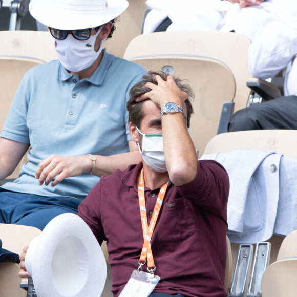 Nolwenn Leroy et Arnaud Clement à Roland Garros le 6 juin 2021. Photo by Laurent Zabulon/ABACAPRESS.COM