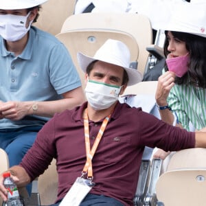 Nolwenn Leroy et Arnaud Clement à Roland Garros le 6 juin 2021. Photo by Laurent Zabulon/ABACAPRESS.COM