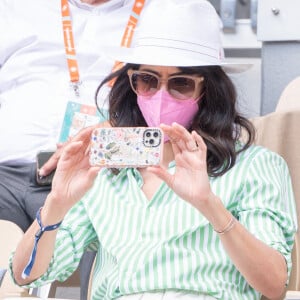 Nolwenn Leroy à Roland Garros le 6 juin 2021. Photo by Laurent Zabulon/ABACAPRESS.COM