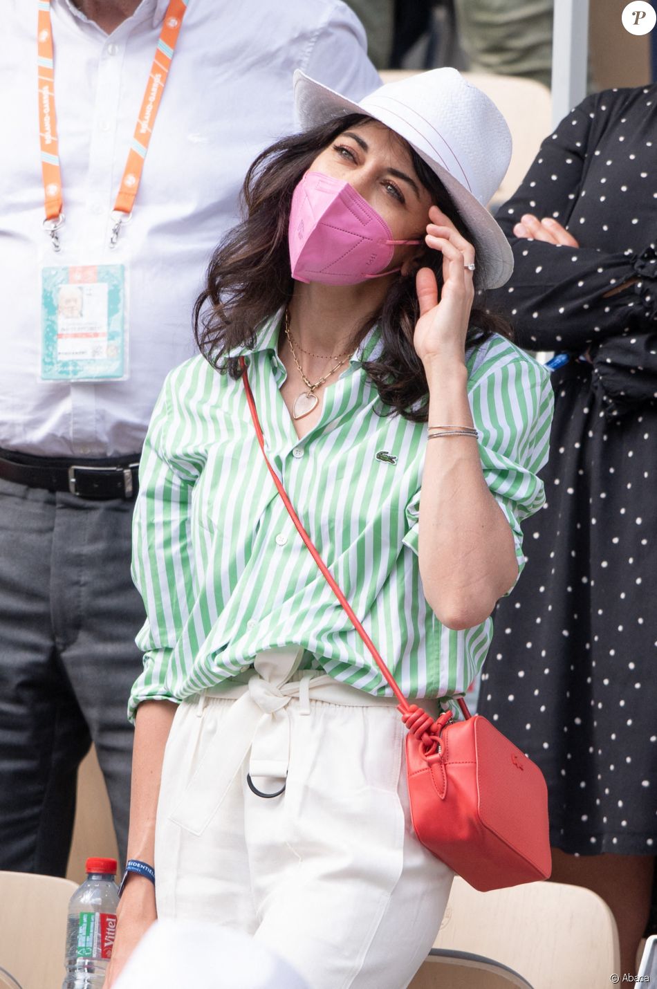 Nolwenn Leroy à Roland Garros le 6 juin 2021. Photo by Laurent Zabulon/ABACAPRESS.COM