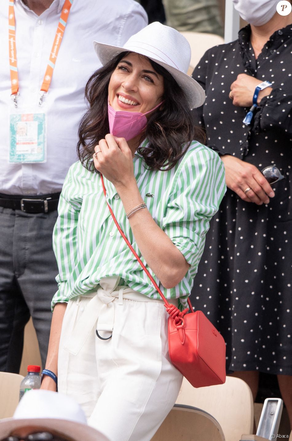Nolwenn Leroy attends the 2021 French Open at Roland Garros on June 56, 2021 in Paris, France. Photo by Laurent Zabulon/ABACAPRESS.COM
