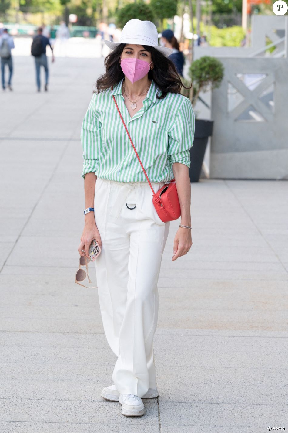 Nolwenn Leroy attends the 2021 French Open at Roland Garros on June 56, 2021 in Paris, France. Photo by Laurent Zabulon/ABACAPRESS.COM