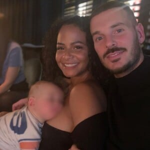 Christina Milian et M. Pokora avec leur fils Isaiah. Photo publiée par Christina Milian sur Instagram.