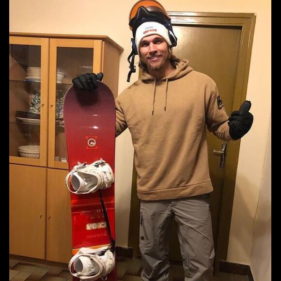 Théo Fleury au ski, février 2020