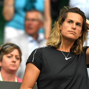 Amélie Mauresmo - Jour 8 du tournoi de tennis de Wimbledon 2019 à Londres, le 6 juillet 2019. 